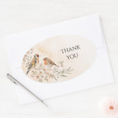 Autocollant de mariage Chardonneret Rossignol Oise (Enveloppe)