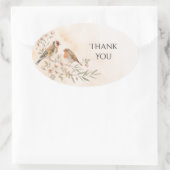 Autocollant de mariage Chardonneret Rossignol Oise (Sac)