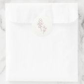 Autocollant de mariage Coquelicot Écarlate (Sac)