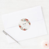 Autocollant de mariage d'hiver (Enveloppe)