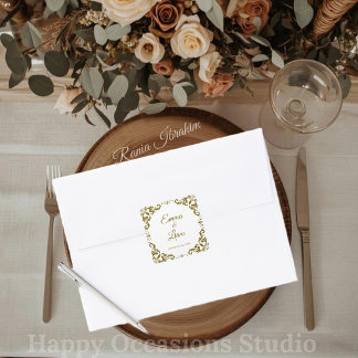 Autocollant de mariage en terre cuite mexicaine –