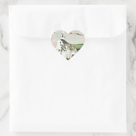 Autocollant de mariage fantôme (Sac)