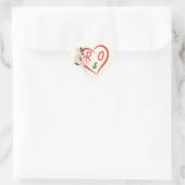 Autocollant de mariage modifiable en arche florale (Sac)