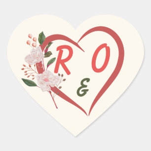 Autocollant de mariage modifiable en arche florale