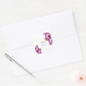 Autocollant de mariage orchidées (Enveloppe)