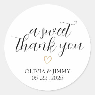 Autocollant de mariage personnalisé   Sticker en M