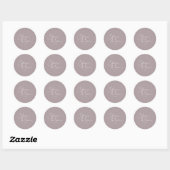 Autocollant de mariage pour À l'amour (Feuille)