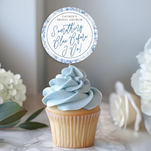 Autocollant de mariage « Something Blue Before I D