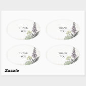 Autocollant de mariage Tartan Thistle Violet (Feuille)