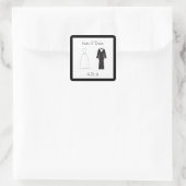 Autocollant de mariée et de chambre (Sac)