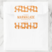 Autocollant de marmelade d'orange maison (Sac)