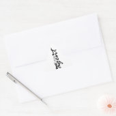 Autocollant de marquage à chaud de vrai agent (Enveloppe)