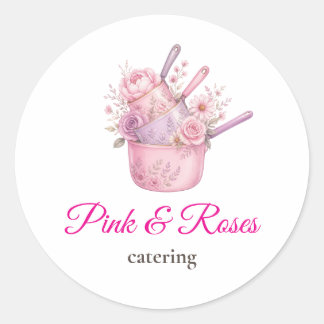 Autocollant de marque d'entreprise de catering Ros