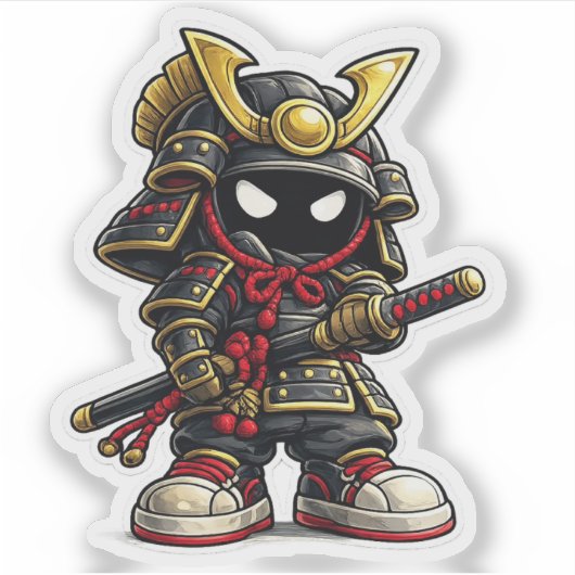 Autocollant de mascotte Bushi Do (Devant)