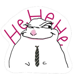 autocollant de mème de hamster freaky
