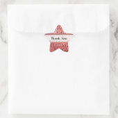 Autocollant de Merci rouge pour hiéroglyphes égypt (Sac)