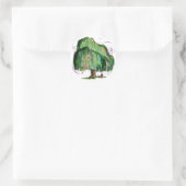 autocollant de merle de saule (Sac)