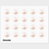 Autocollant de message Boho Ice Cream Floral Water (Feuille)