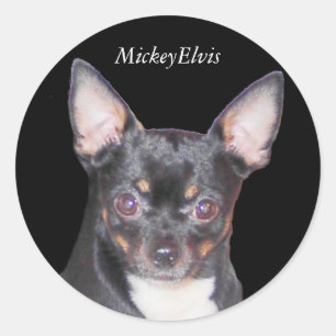 Autocollant de MickeyElvis de chiwawa
