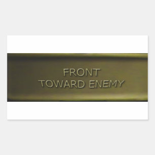 Autocollant de mine Claymore Mk II face vers l'enn