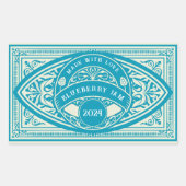 Autocollant de mise en conserve Vintage Retro Jam (Devant)