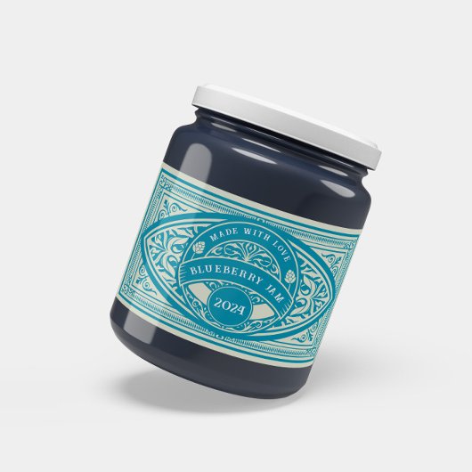 Autocollant de mise en conserve Vintage Retro Jam