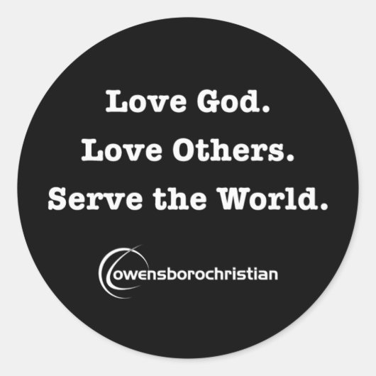 Autocollant de mission OCC Noir 3" (Devant)