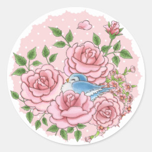 Autocollant de Mlle Bluebird