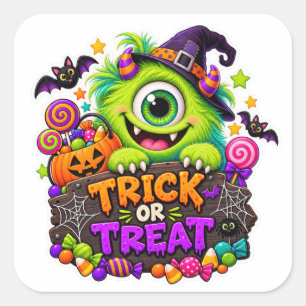 Autocollant de monstre pour Trick or Treat