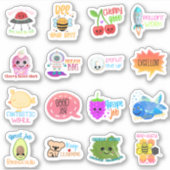 Autocollant de motivation étudiant (Devant)