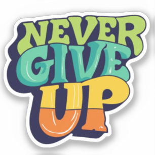 Autocollant de motivation Kawaii authentique pour