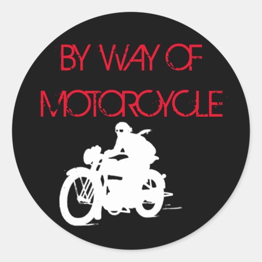 autocollant de moto bywayofmocycle 1 (Devant)