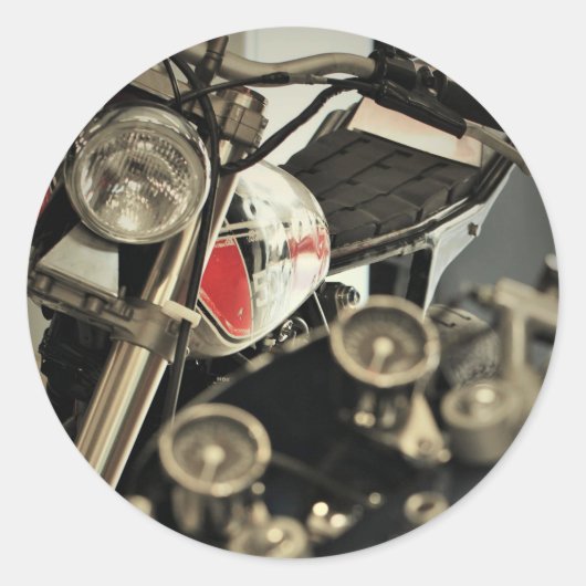 Autocollant de motos funky Biker (Devant)