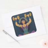 Autocollant de musculation Sacred Strength Goddess (Enveloppe)