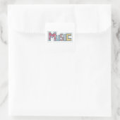 autocollant de musique coloré (Sac)