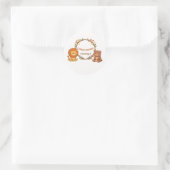 Autocollant de naissance pour enveloppe d'animaux (Sac)