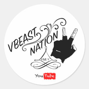 autocollant de nation de vbeast