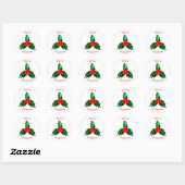 Autocollant de Noël (Feuille)