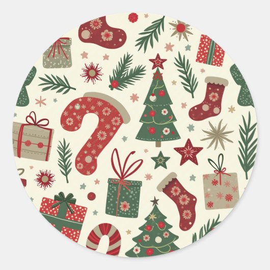 autocollant de noël (Devant)