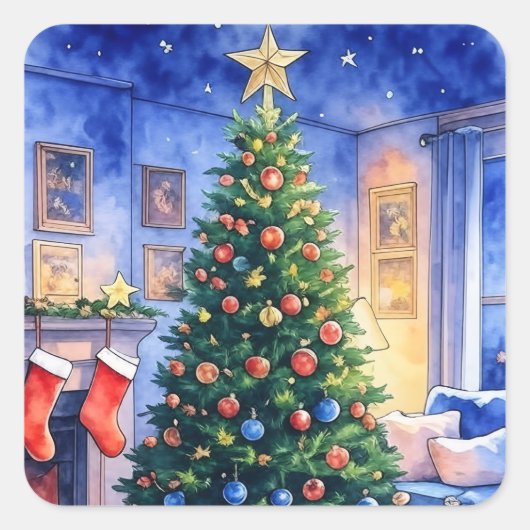 Autocollant de Noël (Devant)