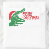 Autocollant de noël Alligator (Sac)
