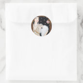 Autocollant de Noël Art Déco années 1920 Flapper (Sac)