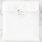 Autocollant de Noël au houx (Sac)