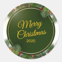 Autocollant de Noël – Autocollant de fête