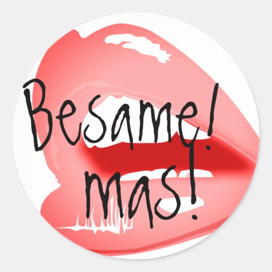 autocollant de Noël de Besame (Devant)