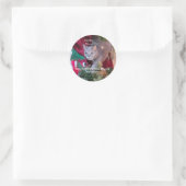 Autocollant de Noël de chat (Sac)
