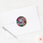 Autocollant de Noël de chat (Enveloppe)