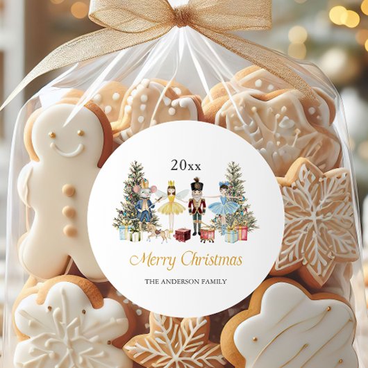 Autocollant de Noël de Nutcracker