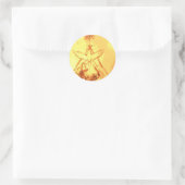 Autocollant de Noël de scène de nativité (Sac)