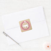 Autocollant de Noël de vache (Enveloppe)